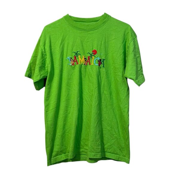 Jamaican T's Graphic T Shirt Mens Size Large‎ Colorful Travel Tropical Beach - Picture 1 of 9